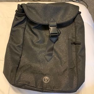 Black with sparkle ivivva by lululemon backpack, waterproof, high quality